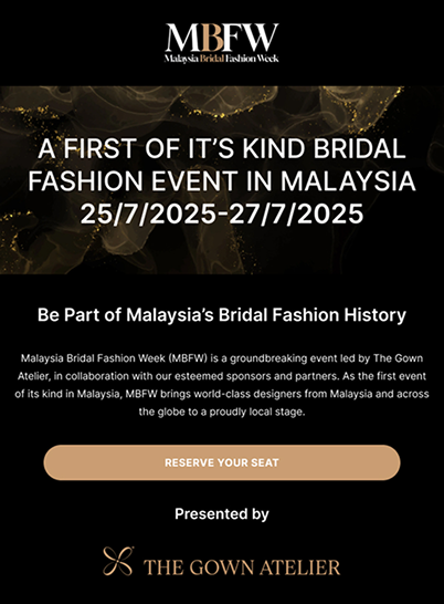 Bridepay email with the Reserve Your Seat button