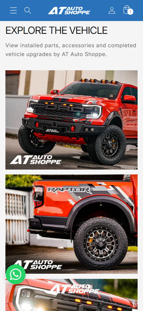 Gallery of a modified 4x4 from several angles